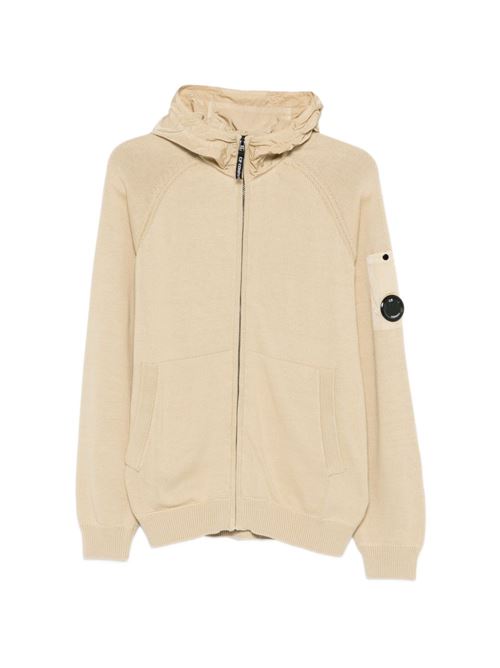 Maglia bambino CP Company sabbia con zip CP COMPANY kids | CUW00MLHE8320129
